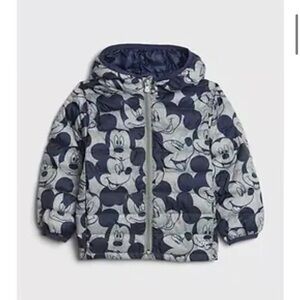 Gap Disney Mickey Mouse ColdControl Puffer Jacket 12-18 months